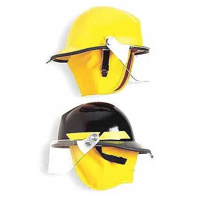 BULLARD Fire Helmet,Red,Modern: Chin Strap