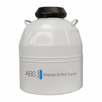 AMERICAN BIOTECH SUPPLY Cryogenic Canister: 47.4 L Capacity, 20 in Overall Dia, 26 1/2 in Overall Ht (MPN ABS SSC 47-6)