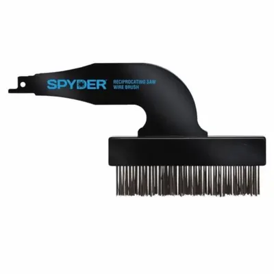 SPYDER Reciprocating Saw Wire Brush Attachment: Reciprocating Saw Compatible - Reciprocating Saw Brushes