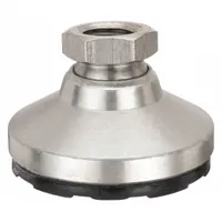 S & W Female-End Leveling Mount: Swivel Boltless, Stainless Steel, 1/2"-13 Thread Size, 1.88 in Base (MPN NSTS-2)