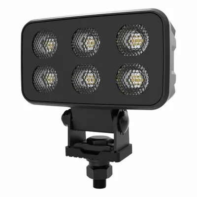 ECCO EW2730 LED Floodlight, White, Permanent Mount with Bracket - Vehicle Floodlights