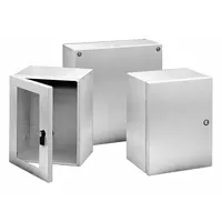 HOFFMAN Enclosure: 304 Stainless Steel, 11 in x 9 in x 6 in, NEMA 12/4/4X, Solid Cover, Hinged (MPN LHC302515SS)