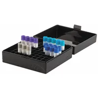 Rectangular Storage Box: 6 in Overall Wd, 2 1/4 in Overall Ht, 5 5/8 in Overall Lg, Polypropylene (MPN 120043)