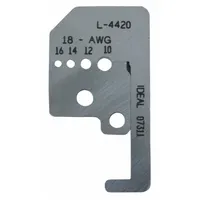 Replacement Blade Set: 25/32 in Overall Lg, Steel, Less than 6 in, 10F549, 45-091, L-4420