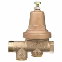 WILKINS Water Pressure Reducing Valve: FNPT x FNPT, 1/2 in Pipe Size, Cast Bronze, 25 psi to 75 psi (MPN 12-600XL)