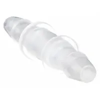 Barbed Fitting Coupling: 1/16 in ID x 1/16 in ID Fitting Size, Barbed, PVDF, 5 PK (MPN C0-1NK)