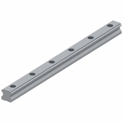 THK Linear Guide Rail: 25, 1,000 mm Overall Lg, 25 mm Overall Wd, 20 mm Overall Ht - THK SHS Series Ball Profile Rails