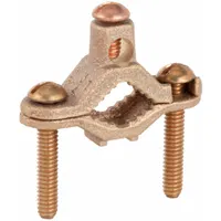 Grounding Connector: Bronze, 10 AWG SOL to 2 AWG STR Grounding Wire Size, 1 Grounding Wires (MPN CWP1JU)