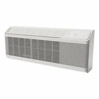 GE Packaged Terminal Air Conditioner: 450 sq ft – 550 sq ft, 12,100 BtuH, 208/230V AC, Electric Heat (MPN AZES12DCXXA)