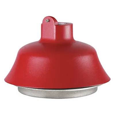FEDERAL SIGNAL PMXC-R-SB Pendant-Mount Warning Light Base, Red, 8 13/16 in Width - Pendant-Mount Warning Light Bases
