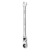 WESTWARD Combination Wrench: Alloy Steel, Chrome, 11/32 in Head Size, 6 in Overall Lg, Flex (MPN 54PP06)