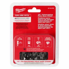 Replacement chain for pole saws with 0.325 in pitch and 0.04 in gauge, featuring 46 drive links. Designed for trimming tree branches and cutting brush in landscaping and property maintenance.