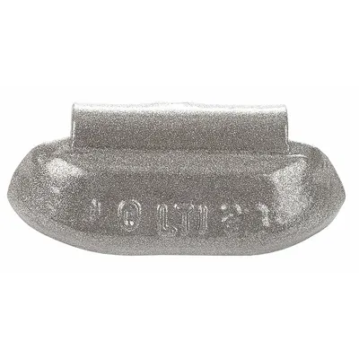 PERFECT EQUIPMENT LT1-010 Clip-On Wheel Weight, 1 oz, Uncoated Lead, Steel Rim - Clip-On Wheel Weights