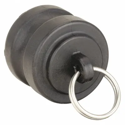 BANJO Dust Plug: 1 1/2 in Coupling Size, 225 psi Max. Working Pressure @ 70 F - Type DP Polypropylene Cam & Groove Dust Plugs