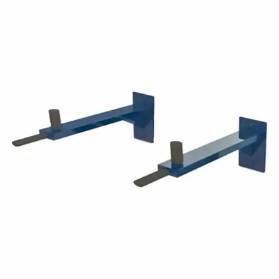 TRIACTIVE USA Wall Mounted Dip Bar: 26 in Overall Ht, 16 in Overall Lg, 4 in Overall Wd - Outdoor Fitness Stations