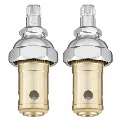 T&S BRASS Cartridge: For Parts Kit, Eterna Spring-Check Series, Use with Hot/Cold Water - Compression Faucet Cartridges