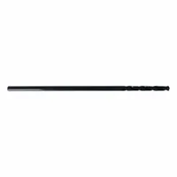 CLE-LINE Aircraft Extension Drill: 21/64", 12" Overall Lg, 135° Split Point, Black Oxide HSS (MPN C23738)