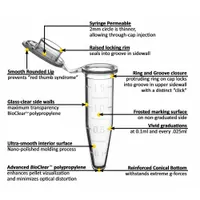APPROVED VENDOR Microcentrifuge Tube: Microcentrifuge Tube, Polypropylene, 1.5 mL Capacity - mL (MPN 341421)