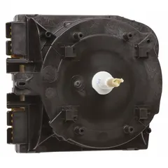 Replacement timer for Whirlpool washing machines and dryers. Controls cycle sequence and duration for wash, rinse, and spin operations. Genuine OEM part.