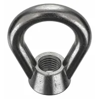 Eye Nut: 3/4"-10 Thread, Steel, Oval, 1 1/2 in Inside Dia, 2 1/2 in Outside Dia, 3 in Ht (MPN EN-8)