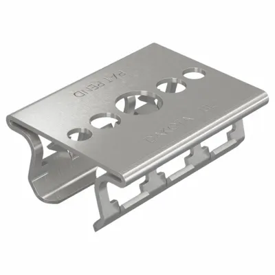 DAKOTA SYSTEMS Mounting Receiver: 7/8 in x 13/16 in For Strut Channel Size, Spring Steel - Strut Channel Receivers
