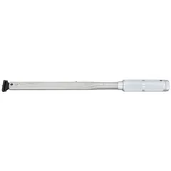 Interchangeable head torque wrench with a range of 30 ft-lb to 150 ft-lb. Designed for precise tightening of fasteners in industrial assembly, maintenance, and repair applications. The interchangeable head system allows use with various fastener types.