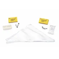 PIP GLOBAL SAFETY Triangular Bandage: 40 in Short Side Lg, 56 in Long Side Lg, 2 Pins Included (MPN 020370)