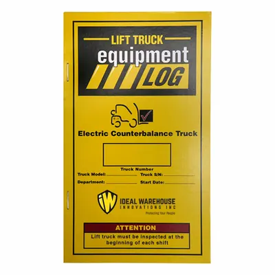 IDEAL WAREHOUSE INNOVATIONS, INC. IDEAL WAREHOUSE INNOVATIONS - Maintenance & Inspection Logs for Forklifts
