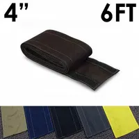 Cable protector: 4 in Overall Wd, 6 ft Lg, Nylon, Black (MPN CC-SC-4-6-BK)