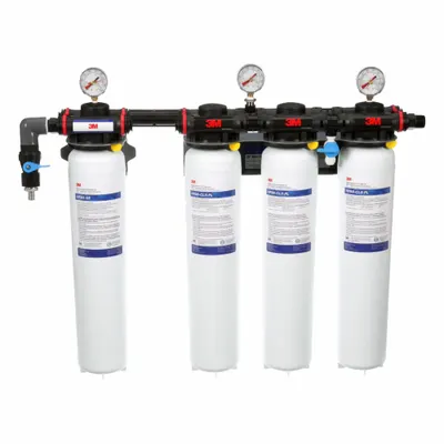 3M Water Filter System: 5 micron, 15 gpm, 225,000 gal, 11 in Overall Ht - Drinking Fountain & Beverage Machine Water Filter Systems
