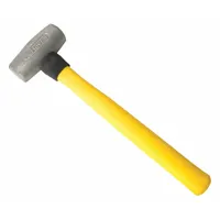 Non-Sparking Hammer: Fiberglass Handle, 2 lb Head Wt, 1 3/4 in Dia, 4 in Head Lg, 14 in Overall Lg (MPN AM3ALFG)