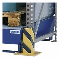 DENIOS Pallet Rack Upright Protector: Floor, Outside Right/Outside Left, 7 in x 7 in x 15 3/4 in (MPN K34-3901)