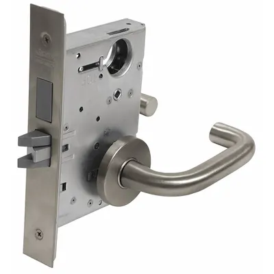 CORBIN RUSSWIN Door Lockset: Privacy Lever Locksets, Stainless Steel