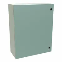 HAMMOND Electrical Enclosure: Steel, 30 in x 24 in x 10 in, NEMA 12/3R/4, Solid Cover, Hinged (MPN EN4SD302410GY)