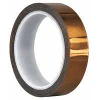 TAPECASE Film Tape: 1 in Wd, 36 yd Lg, 2.6 mil Thick, Polyimide Film, Silicone, Brown (MPN 15C558)