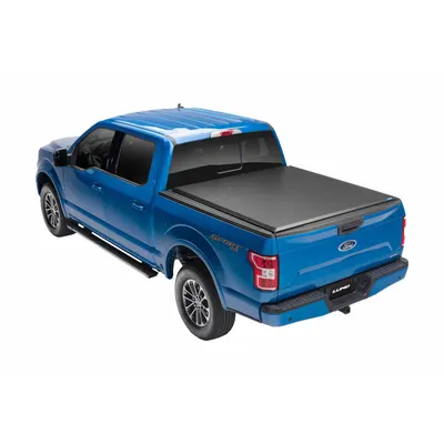 LUND Roll-Up Tonneau Cover, Black Vinyl, Bolt-On, 85 1/2 in L x 6 in W - Roll-Up Tonneau Covers