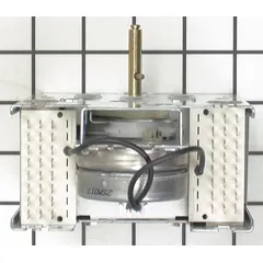OEM replacement timer assembly for Whirlpool washing machines and dryers. Controls cycle sequencing and duration for wash, rinse, and spin operations. Restores proper timing function in compatible appliances.