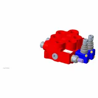 BUCHER HYDRAULICS Lever Operated Sectional Valve: Four-Way / Three Positions, Tandem Center (MPN HDM11S/2)