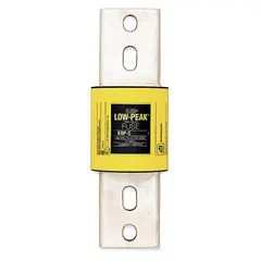 Class L time-delay bolt-on fuse rated 1.4 kA at 600 V AC and 300 V DC. Designed for overcurrent protection in industrial power distribution, motor control centers, and switchgear where sustained overload handling is required.