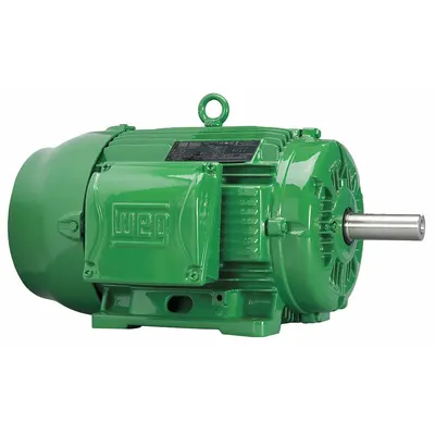WEG General Purpose Motor: Rigid Base Mount, Totally Enclosed Fan Cooled, 10 hp - Rigid Base 3-Phase General Purpose AC Motors