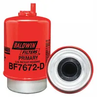 BALDWIN FILTERS Fuel Filter: Cartridge, 6 in Overall Lg, 3 5/16 in Outside Dia, 11/16 in Inside Dia (MPN BF7672-D)