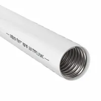Liquid-Tight Flex Metal Conduit: 1 1/2 in Trade Size, White, 50 ft Nominal Lg, SZ (MPN SZ06-24-00)