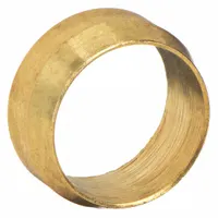 PARKER Compression Fitting Sleeve: 3/8 in OD Fitting Size, Compression, Brass, 10 PK (MPN 60PB-6)