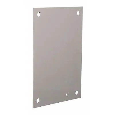 WIEGMANN Interior Panel: Back Panel Panel, 33 in Overall Ht, 33 in Overall Wd, Steel - Interior Mounting Panels