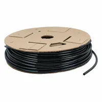 PARKER Tubing: Polyurethane, ID 5/16 in, OD 1/2 in, 250 ft Lg, Black (MPN 95U-8-090-BLK-0250)