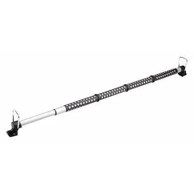 BELL Clothes Bar, Black/Silver, Cushioned No-Slide Bar - Clothes Bars