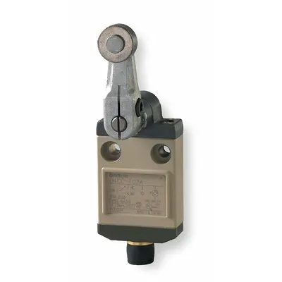 OMRON Roller Lever Plunger Limit Switch: 25 mm Mounting Hole Vertical Center to Center Distance - Roller Lever-Arm Limit Switches