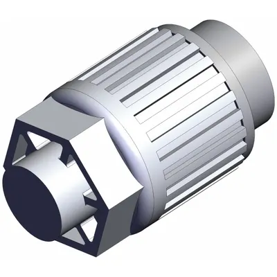SMC Fitting: 3/8 in OD Size, Compression - PFA Compression Tube Fittings