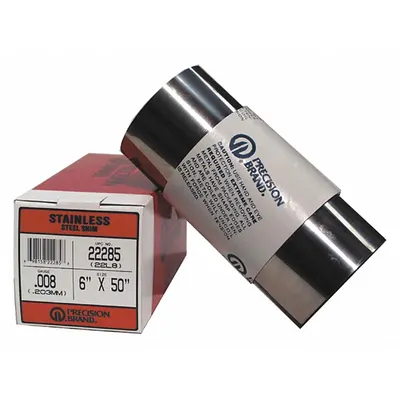 PRECISION BRAND 18-8 Stainless Steel Shim Stock Roll - Shim Stock Rolls