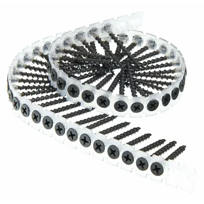 SENCO Drywall Screw: Drywall Screw, #6 Screw Size, 1 5/8 in Lg, Steel, Phosphate - Drywall Collated Screws